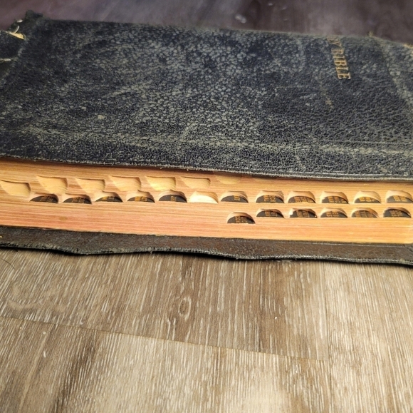 Holy Bible Concordance Collins Authorized KJV 1959 Black Leather Great‎ … - Picture 7 of 16
